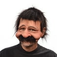 thumbnail image 1 of Zagone Studios Uncle Bobby Goofy Latex Halloween Adult Costume Mask (one size), 1 of 3