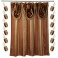 Zahari Home 13pc Contempo Bathroom Shower Curtain Sets Luxury Classic
