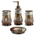 thumbnail image 1 of Zahari Home 4pc Miramar Bathroom Accessories Sets Lotion Pump, Tumbler, Tooth Brush Holder and Soap Dish Unique Design Multi Color Bathroom Set, 1 of 4
