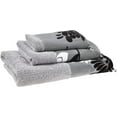 thumbnail image 1 of Zahari Home Erica Bathroom Towel Set 3 Piece Towel Bath Towel, Hand Towel and Wash Towel Modern Decor Beautiful Unique Design Stylish Bath Towel Sets Grey Towel Set, 1 of 5