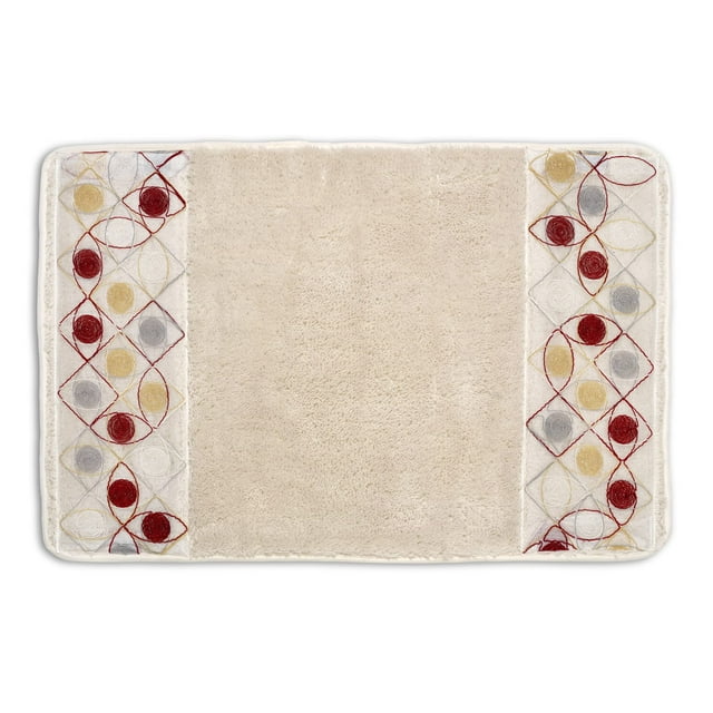 Zahari Home Sedona Modern Bathroom Rug Classic Luxury Bath Rug
