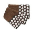 thumbnail image 1 of Zahari Home Sinatra 3 Piece Bathroom Towel Set Bath Towel Hand Towel Wash Cloth Absorbent, Brown, 1 of 4