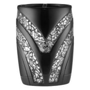 Zahari Home Sinatra Bath Tooth Brush Holder Modern Tooth Brush and Toothpaste Holder, Black