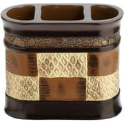 Zahari Home Zambia Stylish Tooth Brush Holder Modern Classic Luxury Decor Animal Print Western Design Toothbrush Holder
