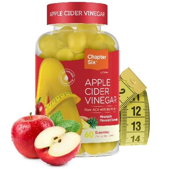 Zahler - Apple Cider Vinegar Gummies - Kosher ACV Gummies for Women & Men - Raw ACV with the Mother - Detox Support & Cleanse - Gut Health & Metabolism Support - 60 Pineapple Flavored Gummies