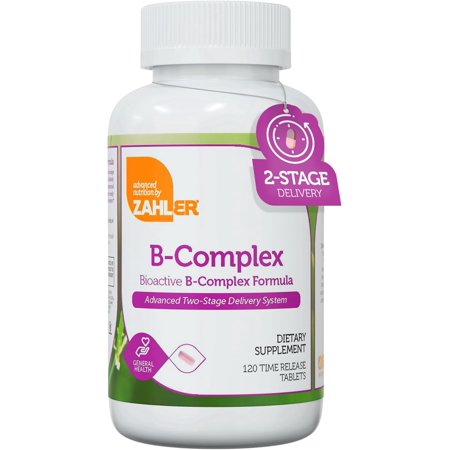 Zahler B Complex, Time Release Two Stage Delivery System, 120 Tablets