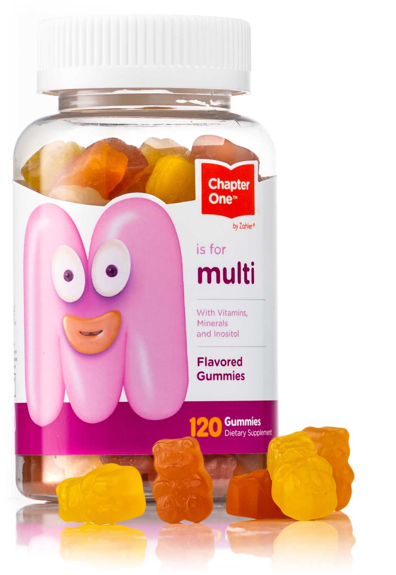 Zahler - Chapter One Kids Multivitamin Gummy with 13 Vitamins & Nutrients (120 Flavored Gummies) - Certified Kosher Kids Vitamins Including Vitamin C, D3, Zinc & More - Delicious Multivitamin Gummies
