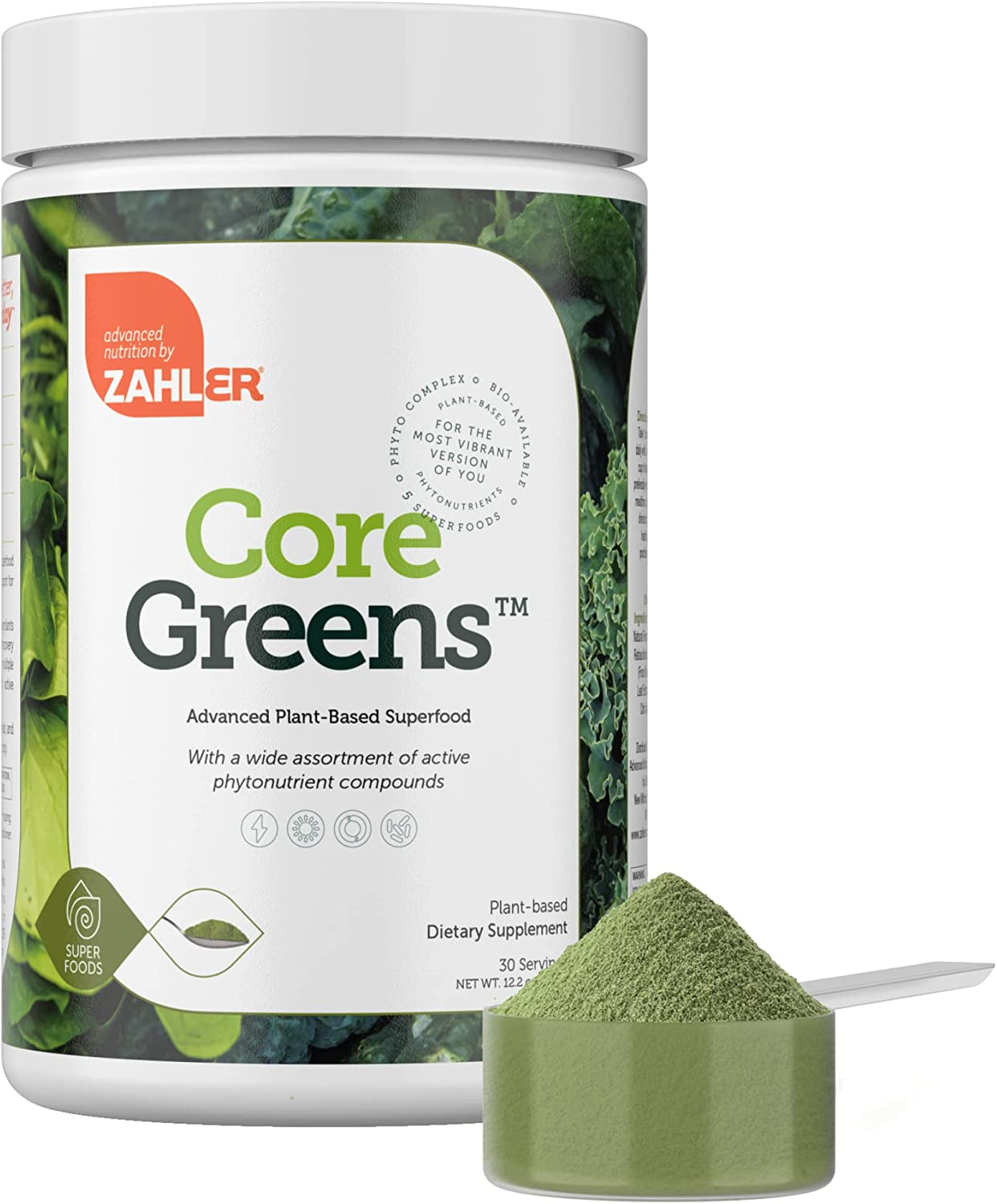 Zahler Core Greens Powder Nutrition Supplements Superfood Powder