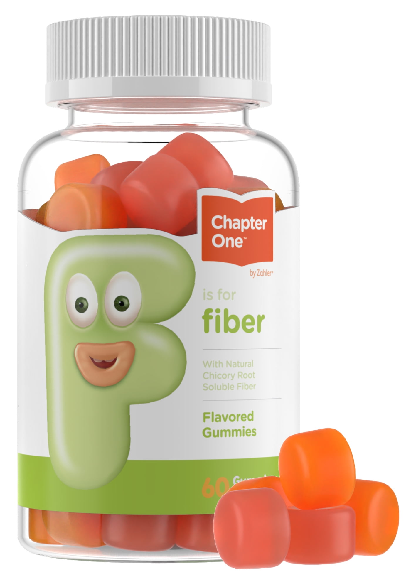 Zahler Fiber Gummies for Adults & Kids (60 Count) Certified Kosher