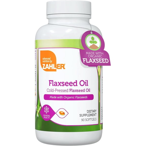 Advanced Nutrition By Zahler Flaxseed Oil 1,000 mg 90 Sgels