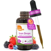 Zahler Iron Drops, Great-Tasting Mixed Berry, 2 fl oz 59 ml