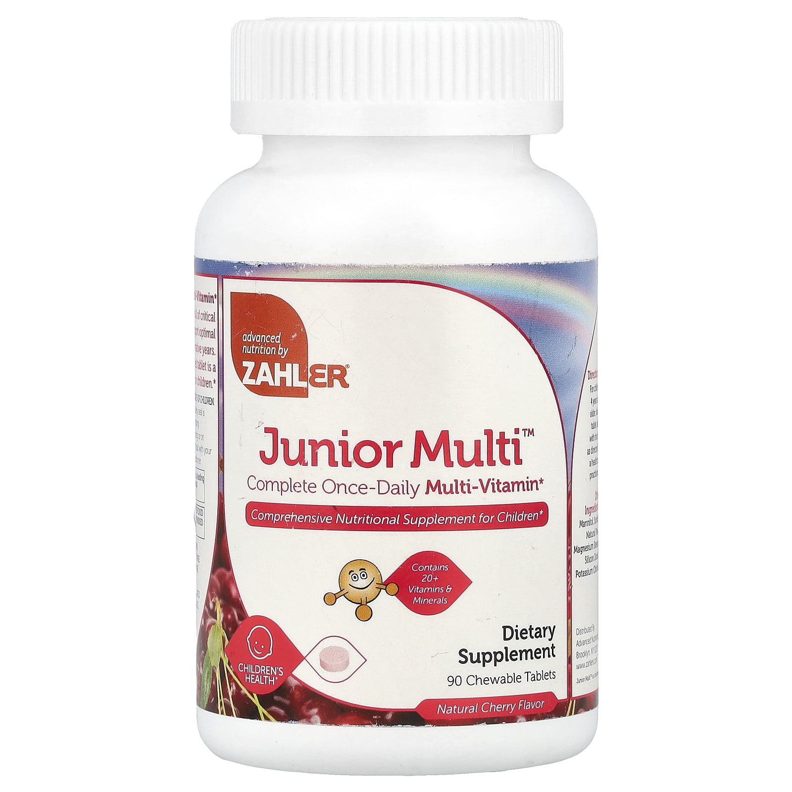 Zahler Kids Multivitamin Chewable Tablets, 90 Count  Complete Daily Vitamins for Children  Supports Growth, Energy & Immune Health
