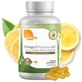 thumbnail image 1 of Zahler, Omega 3 Platinum+D, Advanced Omega 3 Fish Oil + Vitamin D3, 2,000 mg, 90 Softgels, 1 of 8