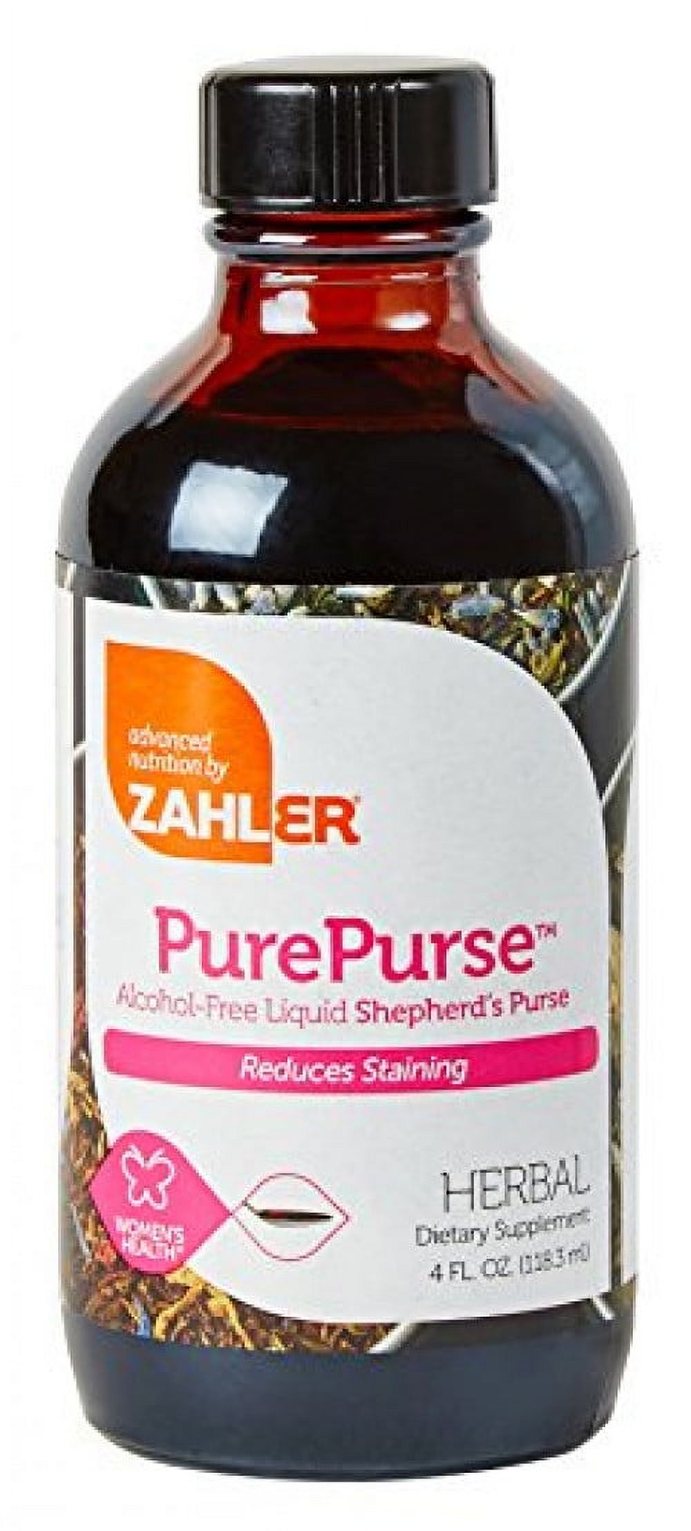 Zahler PurePurse, Liquid Shepherd's Purse, Menstrual Support, 4 fl oz