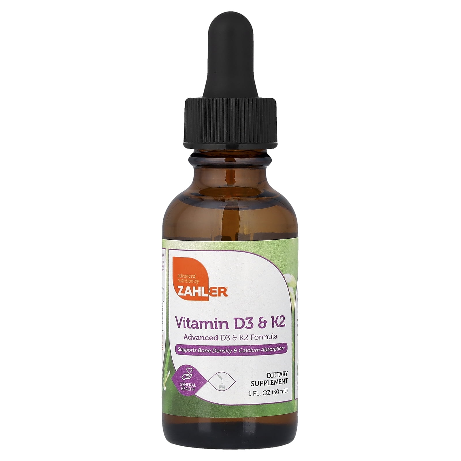Zahler Vitamin D3 & K2, 1 fl oz (30 ml)