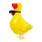 Zainafacai Balloons 1 Piece Walking Animal Balloon Farm Animal Balloon Birthday Party Bbq Party Décor(Duck Rooster Cow Pig Sheep Spotted Dog Frog Cat) Party Decorations A