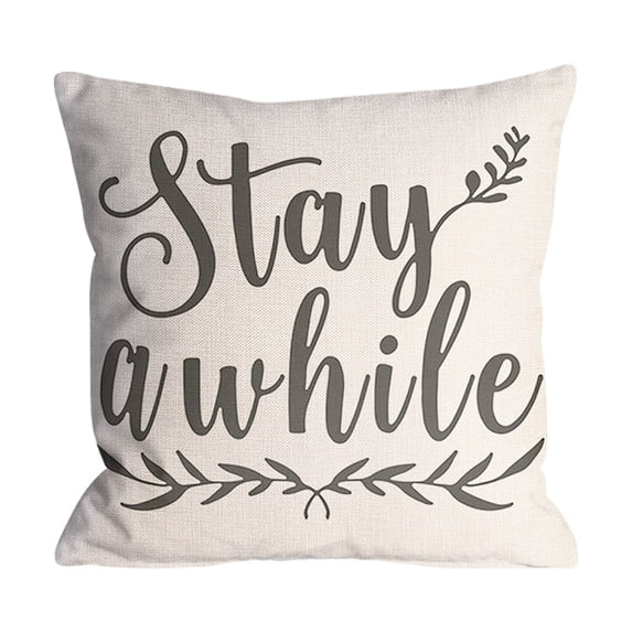 Zainafacai Throw Pillows Linen Hug Pillowcar Cover Sofa Cushion Cushion Sofa 18X18 Inches Household Supplies B-Z01