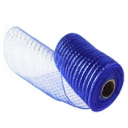 Zainafacai Tools Poly Mesh Ribbon with Metallic Foil Each Roll for Wreaths Swags Bows Wrapping and Decorating