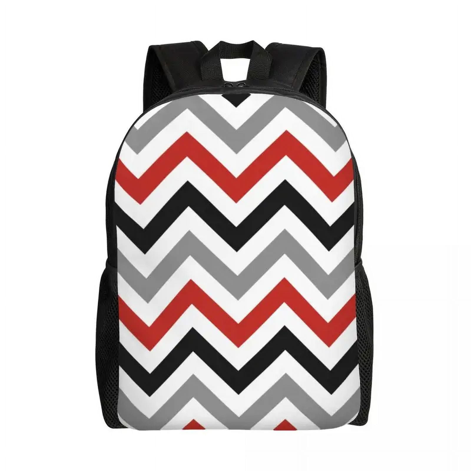 Zaini Boho Vintage contemporanei Zig Zag School College Student Bookbag si adatta a borse modern multicolori per Laptop da 15 pollici Walmart