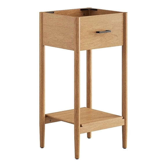 Zaire 18" Bathroom Vanity Cabinet (Sink Basin Not Included) in Natural