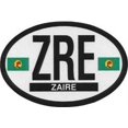 thumbnail image 1 of Zaire Oval decal, 1 of 1