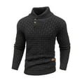 thumbnail image 1 of Fexilor Men's Turtleneck Sweater Pullover Stylish Shawl Collar Knit Top for Regular Fit, 1 of 7