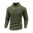 thumbnail image 1 of Fexilor Men's Turtleneck Sweater Pullover Stylish Shawl Collar Knit Top for Regular Fit, 1 of 6