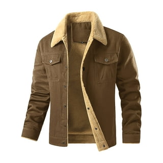 Mens Corduroy Sherpa Jacket