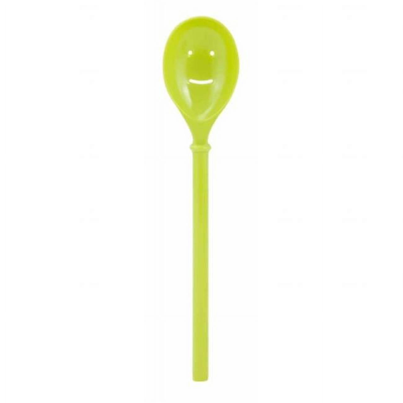 Zak Designs 0204-0510 9 in. Kiwi Green Happy Face Spoon, Pack