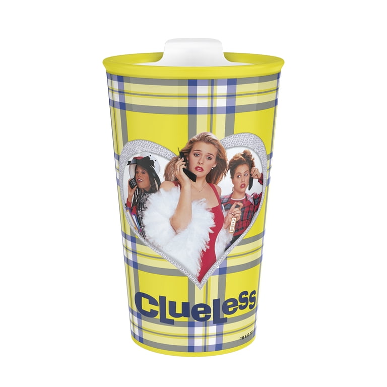 Zak Designs 11oz Clueless Java Twist Tumbler, Ceramic Tumbler with