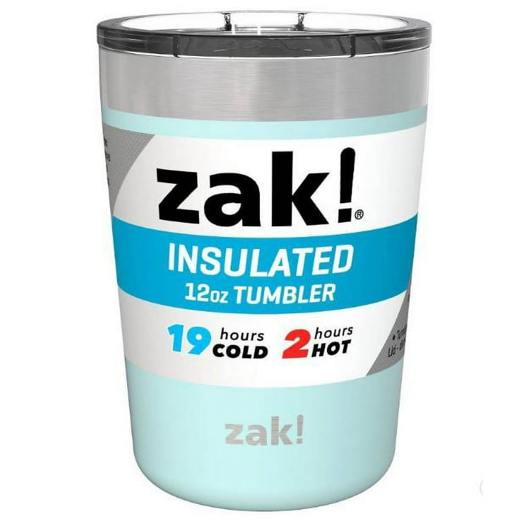 Zak Designs Zak! Designs 12oz Double Wall Stainless Steel Tumbler - White 1  ct
