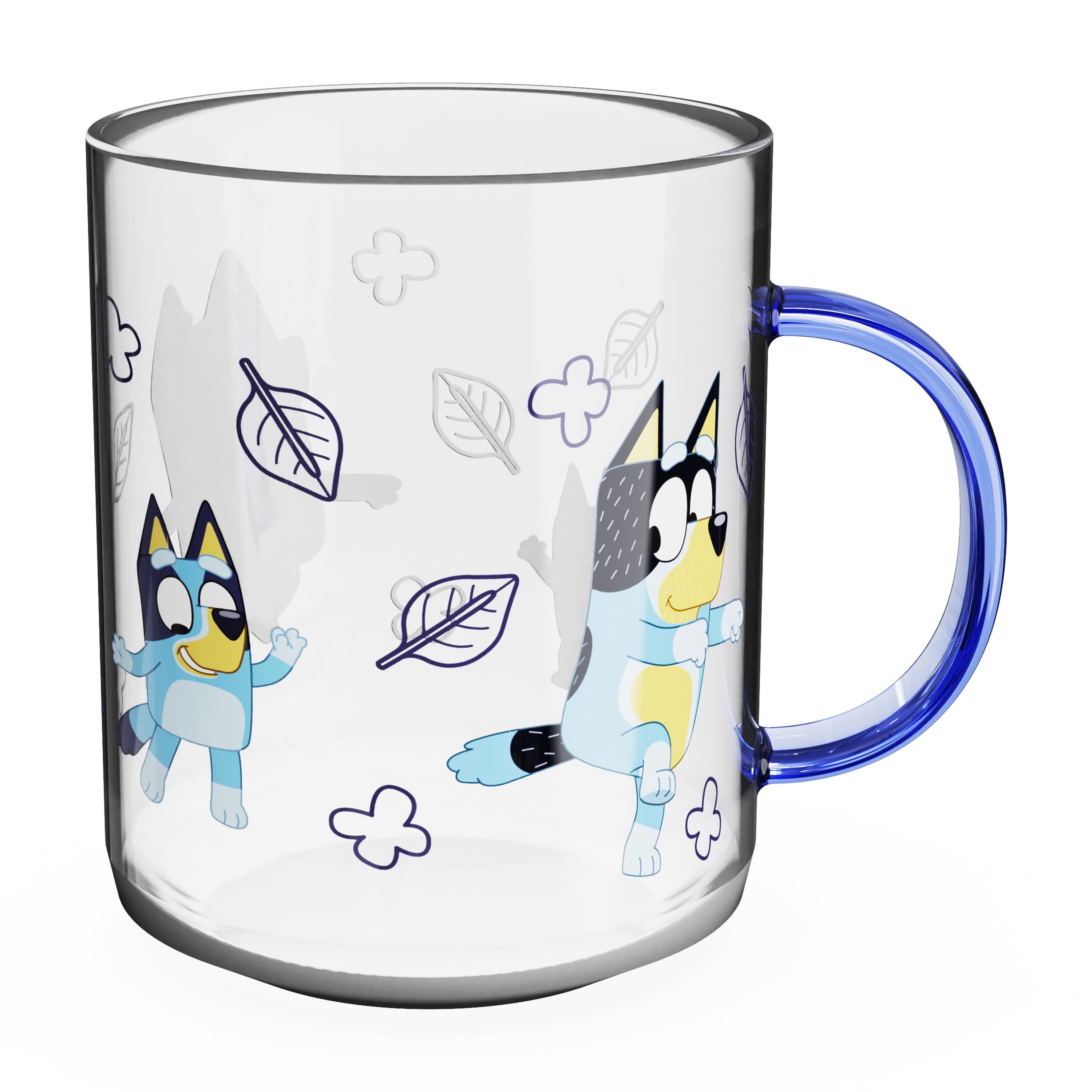 Zak Designs 15.5 oz Glass Kaya Mug - Bluey