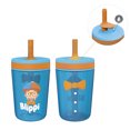 thumbnail image 1 of Zak Designs 15oz Blippi Kelso Tumbler Set, BPA-Free Leak-Proof Screw-On Lid with Straw Made of Durable Plastic and Silicone, Perfect Bundle for Kids, 2 Count (Pack of 1), 1 of 9
