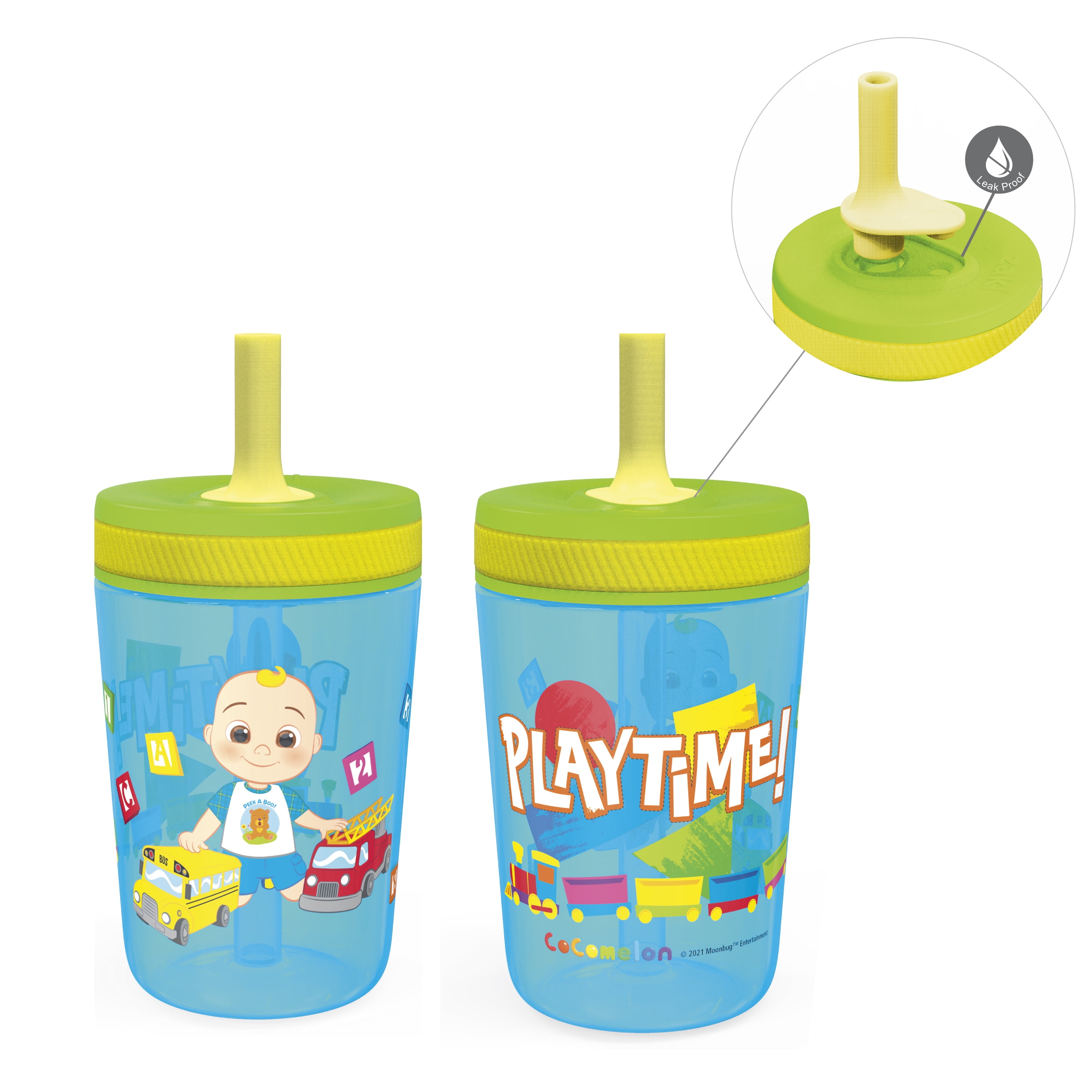 Shellwei 2 Pack Kids Cups with Lids and Straws Toddler Smoothie Cup with  Rainbow Unicorn Pattern Lea…See more Shellwei 2 Pack Kids Cups with Lids  and