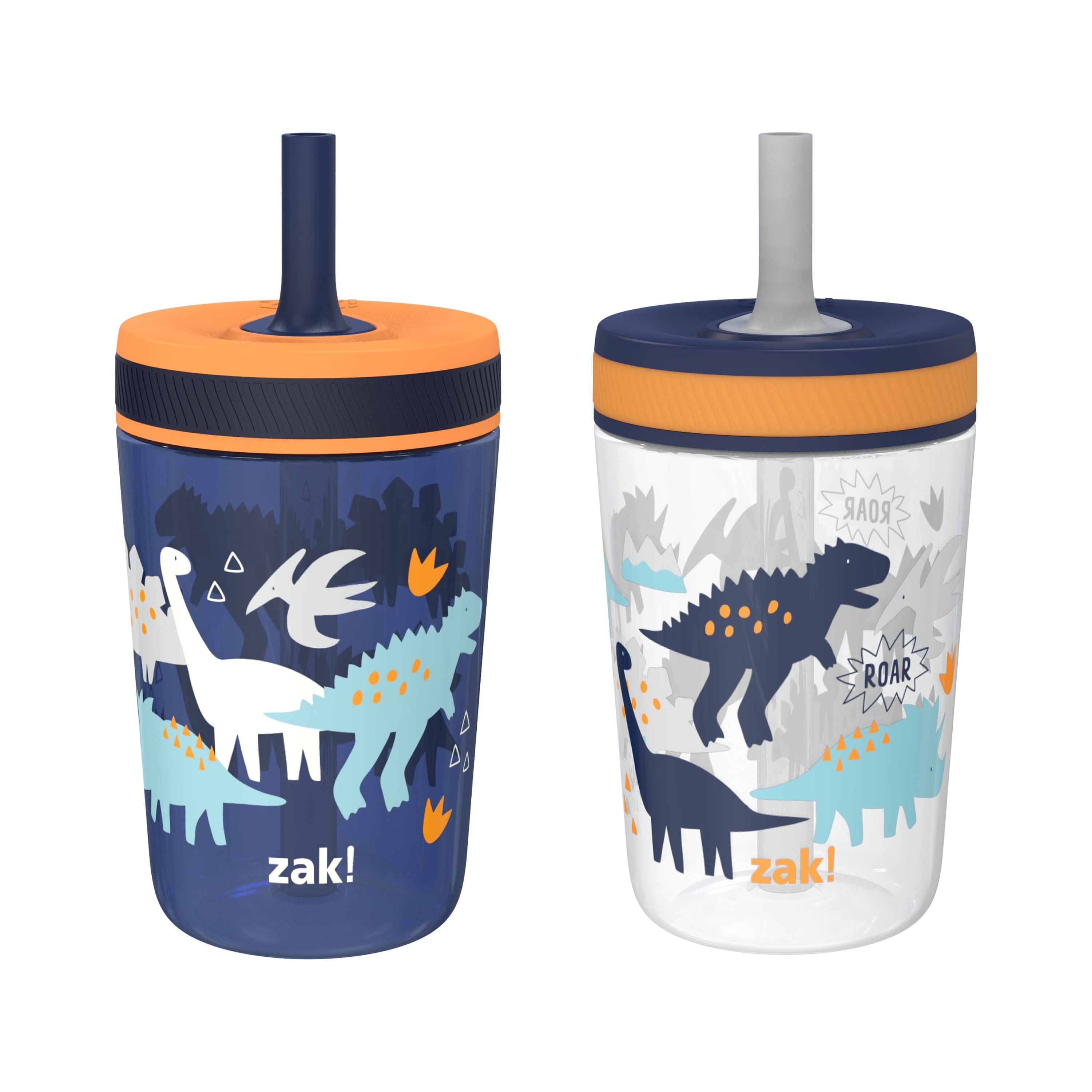Zak Designs 15oz Kelso Toddler Cups For Travel or At Home, Durable