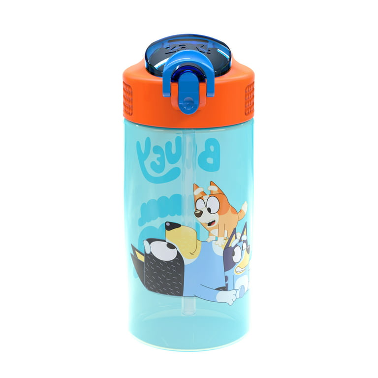 ZAK Bluey Rock N Sip Snack Canteen Water Bottle with Strap 13oz in 2023