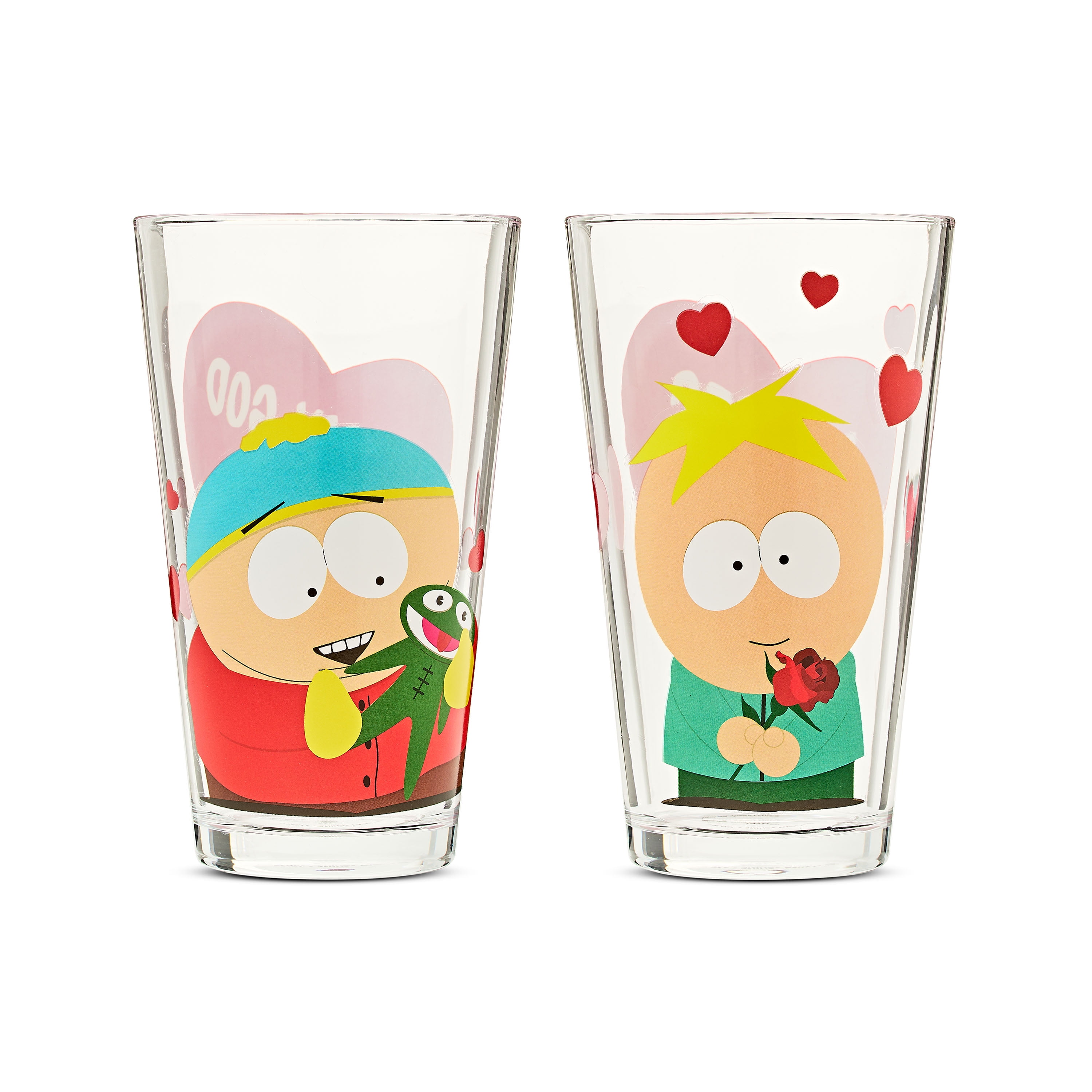 Zak Designs 16oz South Park Glasses (Set of 2) - Walmart.com