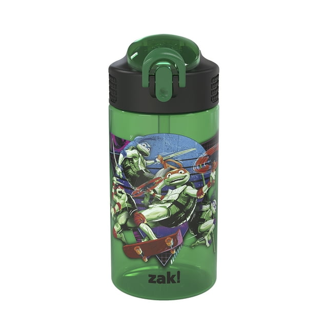 Zak Designs 16oz Teenage Mutant Ninja Turtles Kids Straw Water Bottle ...