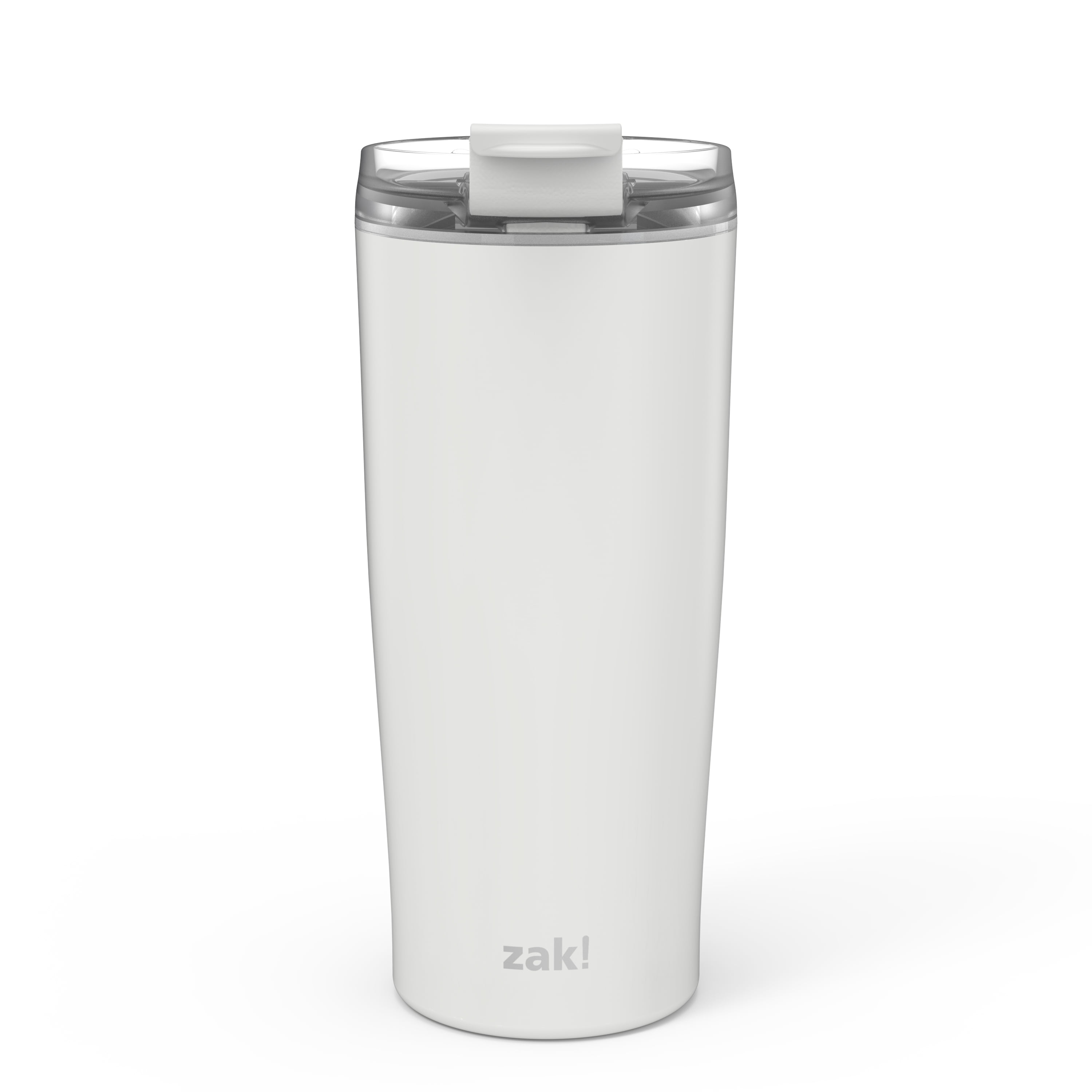  Zak Designs Aberdeen Vacuum Insulated 18/8 Stainless Steel  Travel Tumbler with Leak-Proof Click Lid and Silicone Wrap, Fits in Car Cup  Holders (Non-BPA, 24 oz, White) : Everything Else