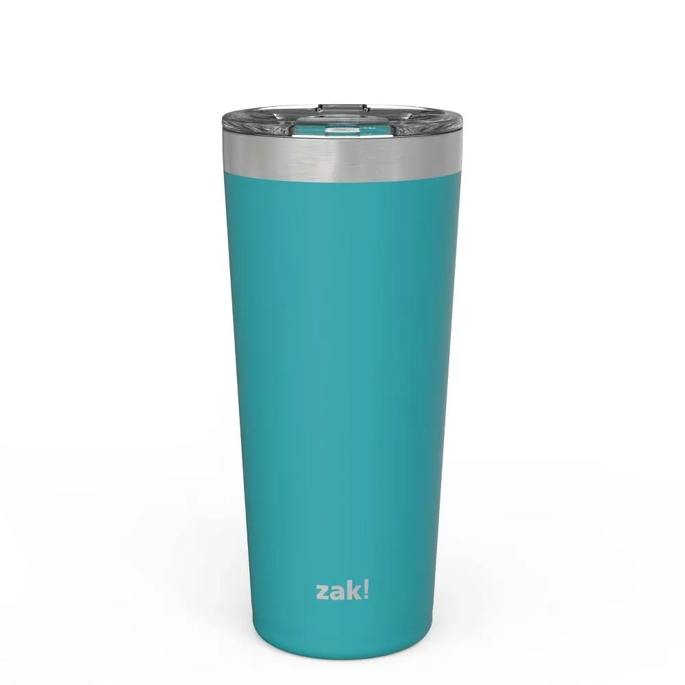 zak! designs 20oz Stainless Steel Alfalfa Tumbler, Includes Silicone Straw  and Splash Proof Lid, Travel Tumbler Keeps Drinks Cold (20oz, Charcoal),  Jungle Cruise - Yahoo Shopping