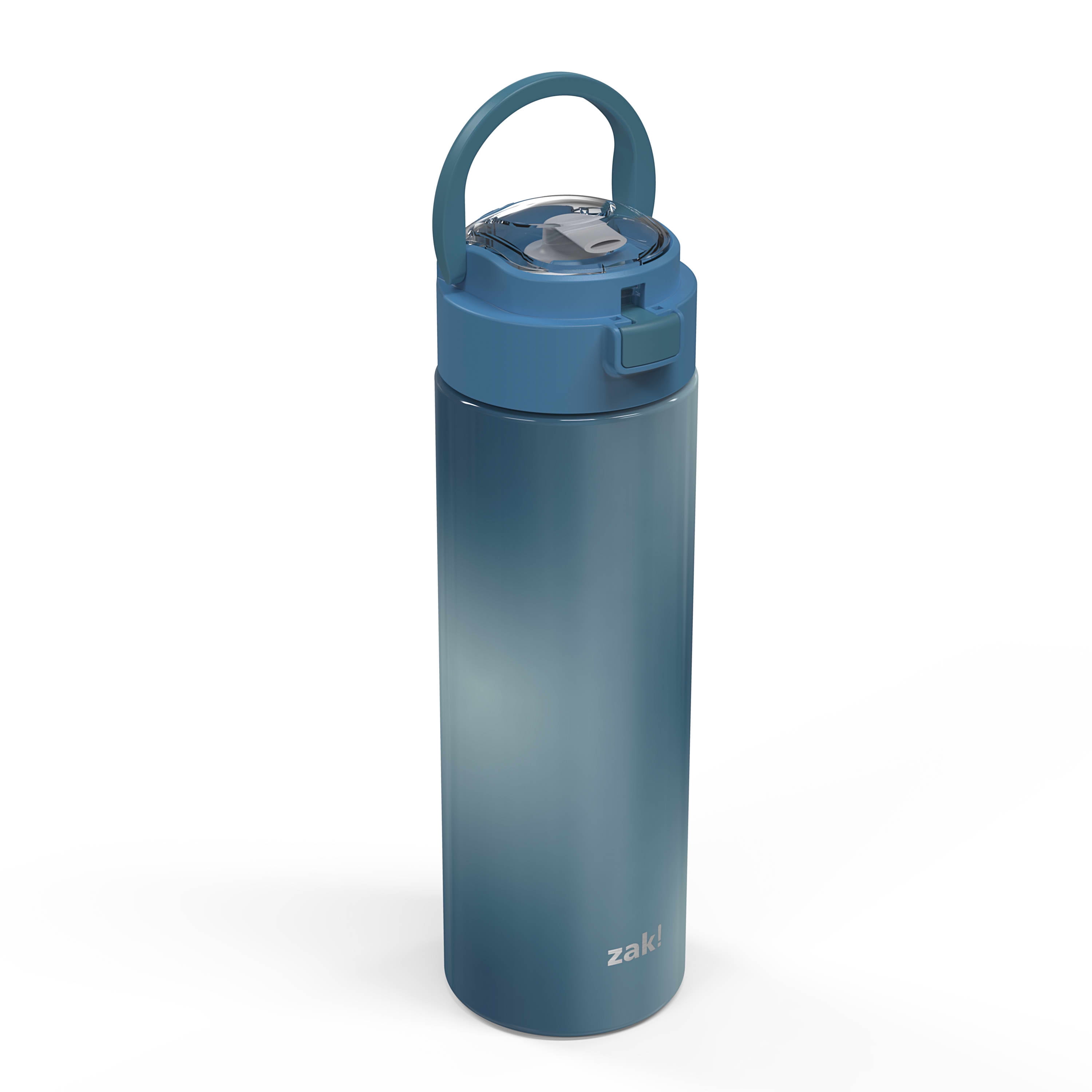 Zak! Designs Dinomite Antimicrobial Stainless Steel Double Walled Leakproof  Water Bottle + Straw, 1 ct - Fry's Food Stores