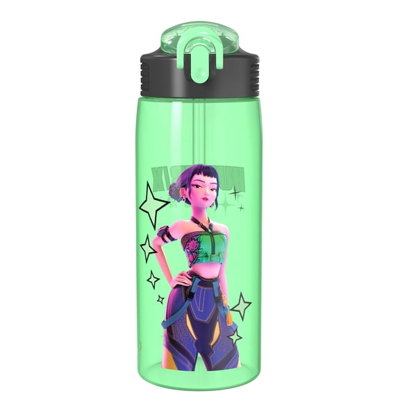 Zak Designs 25oz Park Water Bottle Green Zoey for Kids