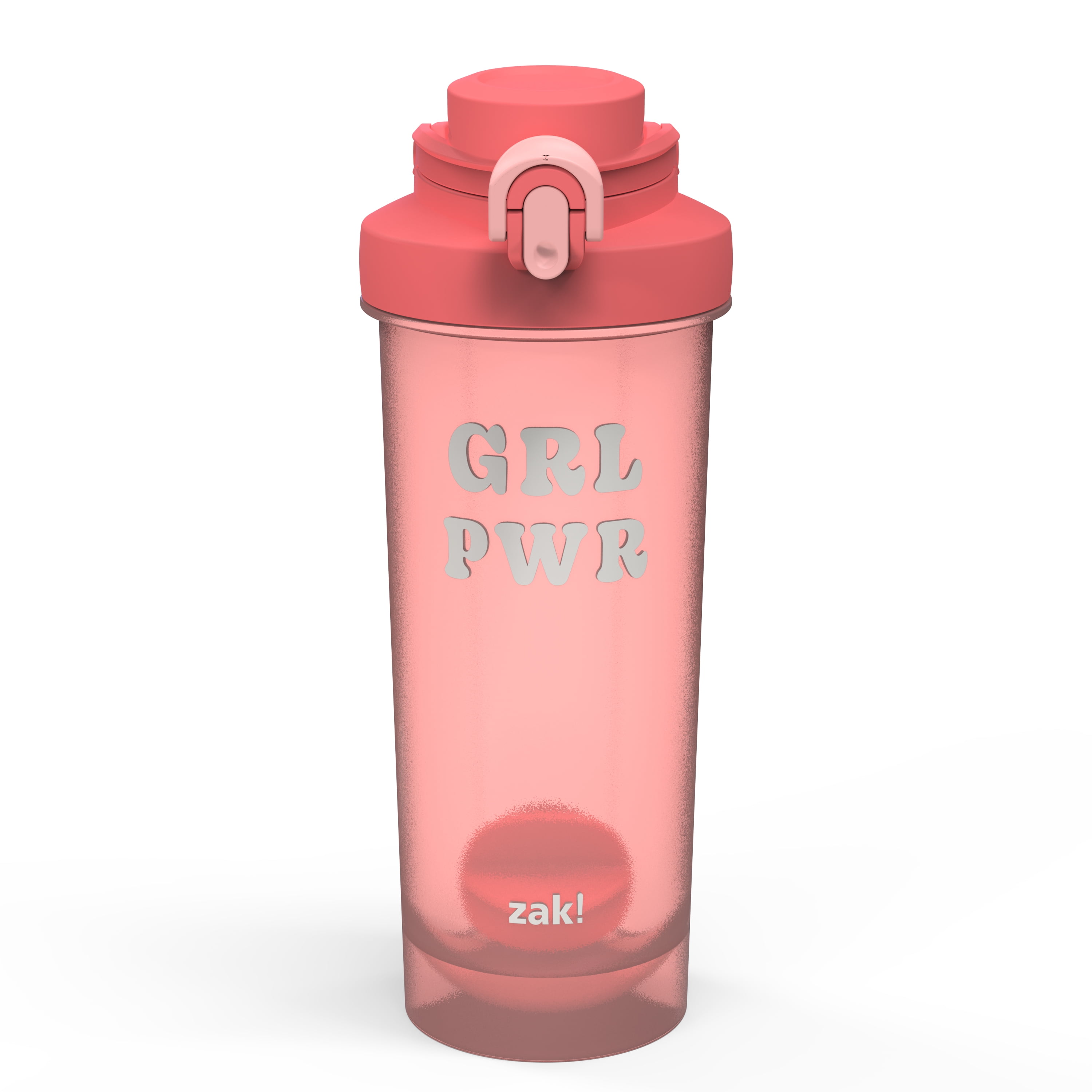 Zak Designs 27 Fluid Ounce BPA Free Mixer Bottle, Coral 
