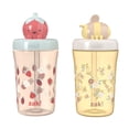 thumbnail image 1 of Zak Designs Buddy Sip 2-Pack 7.5oz Sippy Cups - Bee Berry, 1 of 6