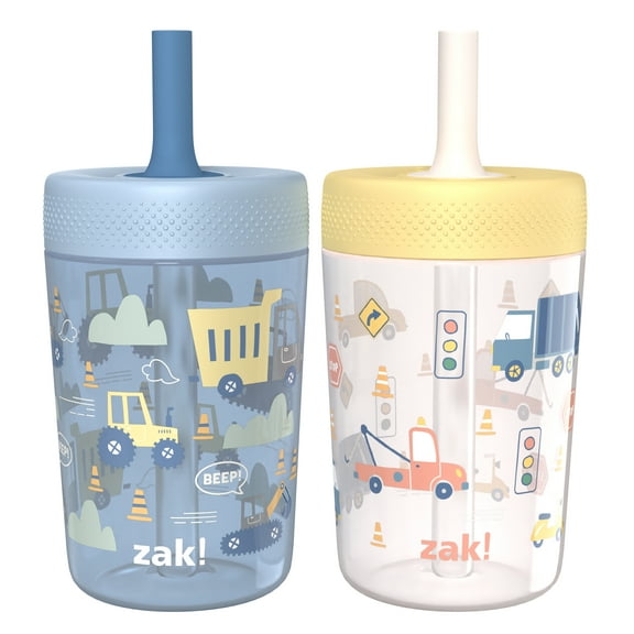 Zak Designs 2 pack Construction 12oz PP Capri Tumbler (Online Only)