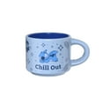 thumbnail image 1 of Zak Designs 3oz Stitch Ceramic Haven Mug, Blue, 1 of 6