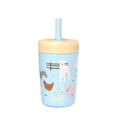 thumbnail image 1 of Zak Designs 9.5oz Farm Animals Kids Straw Tumbler, Stainless Steel Vacuum Insulated Kincaid Tumbler with Leak-Proof Straw for Travel, 1 of 6