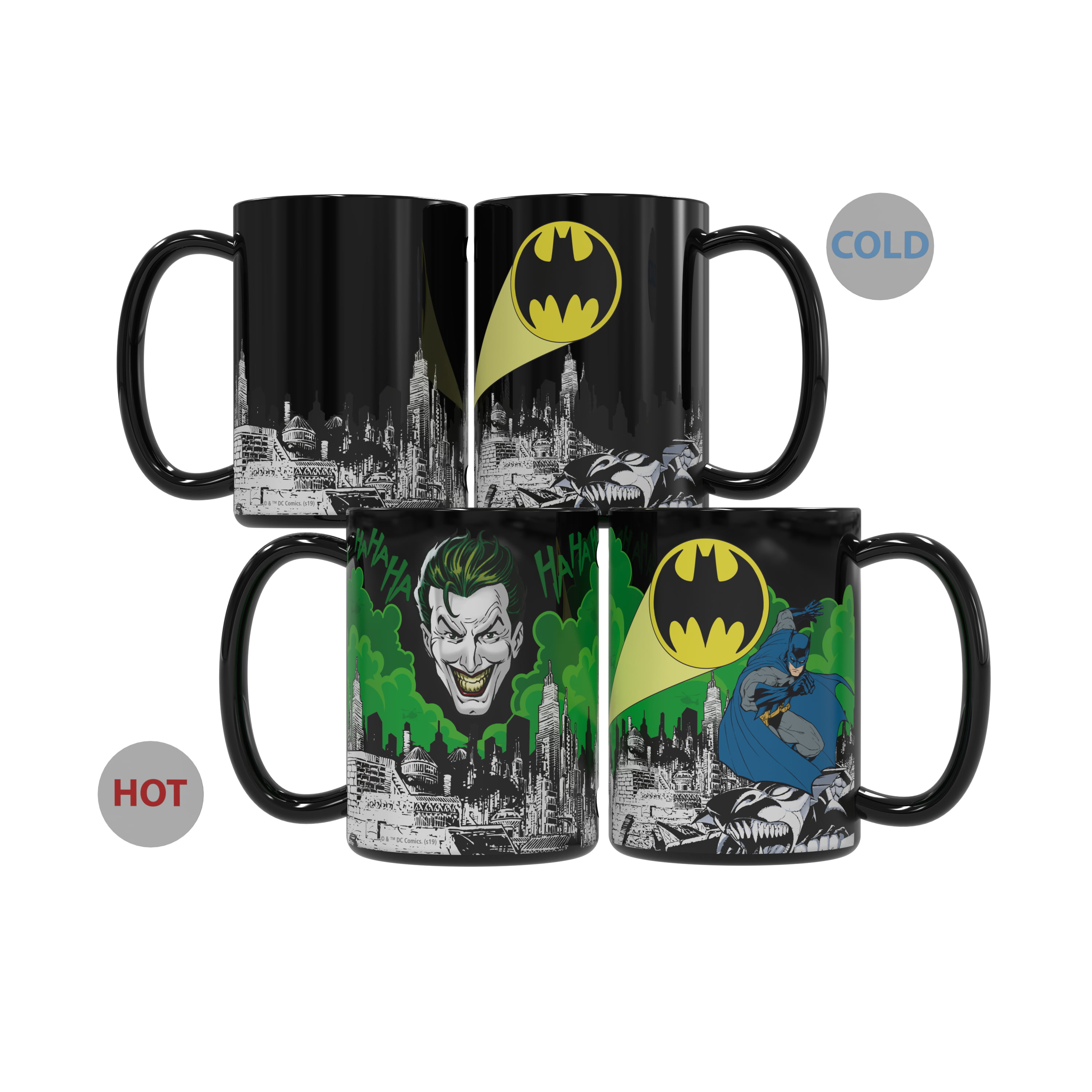 DC COMICS - Set of 4 Espresso Mugs : : Mug DC Comics