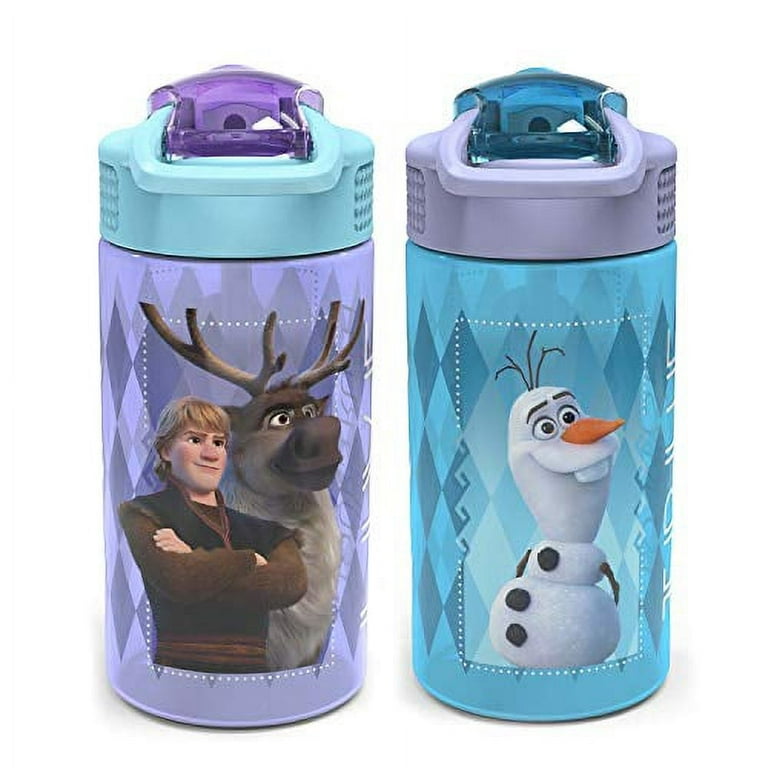 Frozen II 16oz Pull Top Water Bottle Kids Canteen Girls Ages 3 and Up
