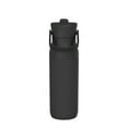 thumbnail image 1 of Zak Designs Harmony Water Bottle for Travel or At Home, 32oz Recycled Stainless Steel is Leak-Proof and Vacuum Insulated with Straw Lid and Carry Handle (Ebony), 1 of 10